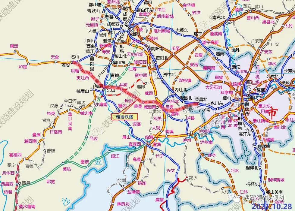 川藏鐵路最新線路圖，重塑西部交通格局的雄偉通道